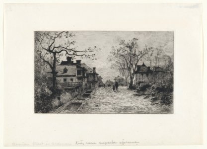 Village Street in Artemare (Ain) MET DP874029
