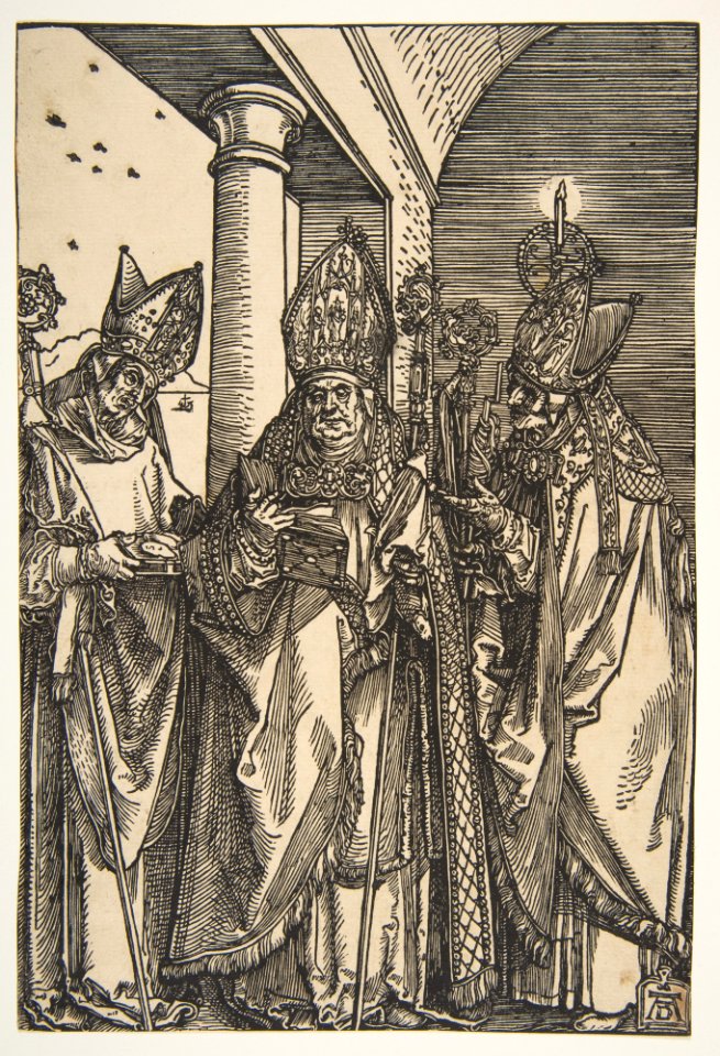 Saints Nicholas, Ulrich and Erasmus MET DP816440
