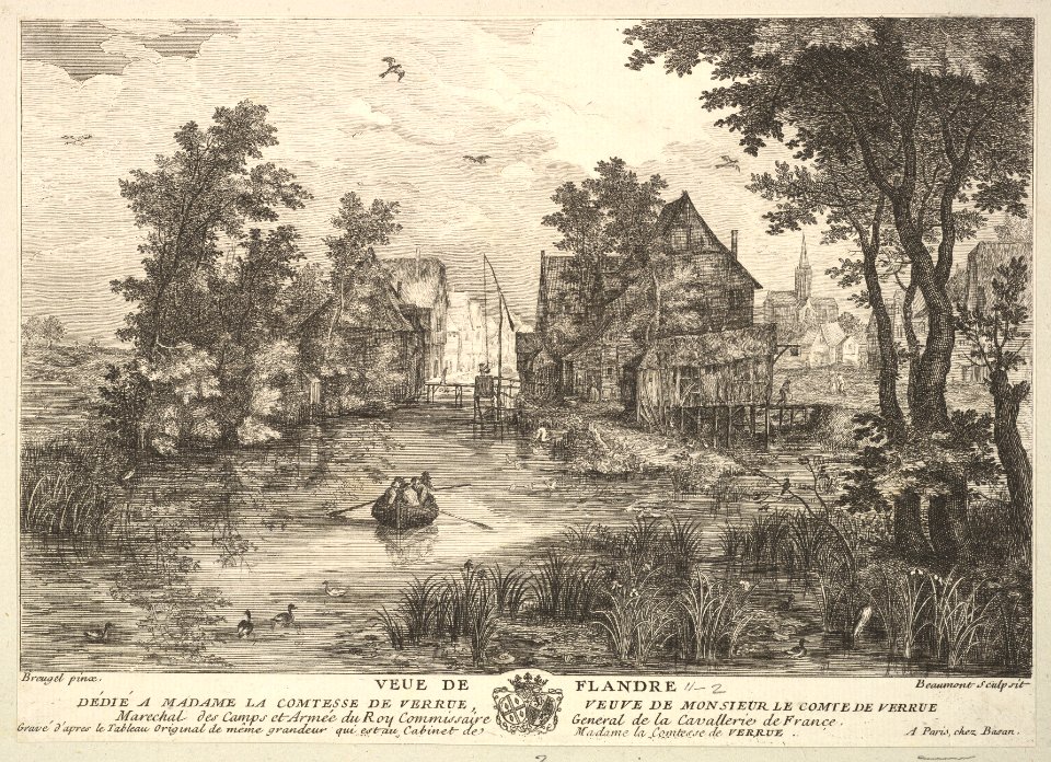 View of Flanders (Veue de Flandre) after the painting in the collection of Madame la Comtesse de Verrue MET DP825774