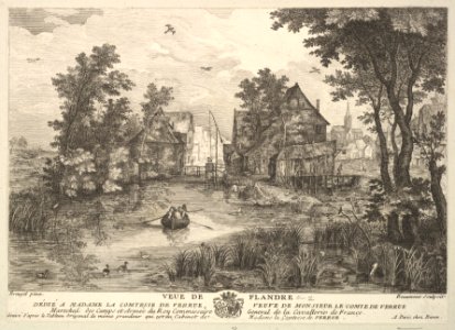 View of Flanders (Veue de Flandre) after the painting in the collection of Madame la Comtesse de Verrue MET DP825774