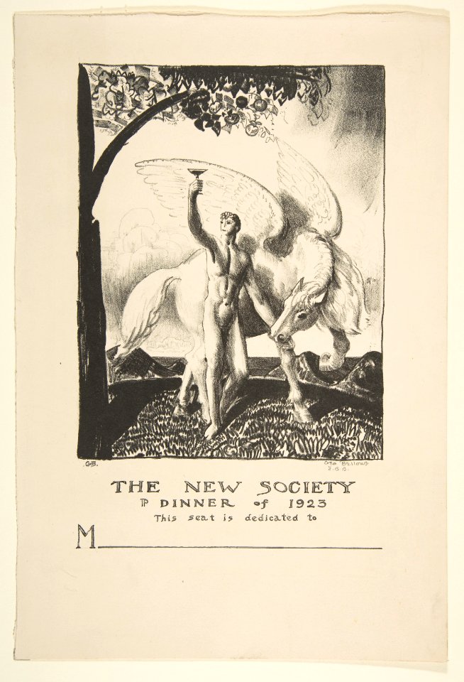 New Society Dinner Card MET DP814918