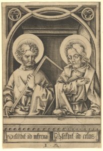 Saints Thomas and James the Lesser, from The Apostles MET DP841614