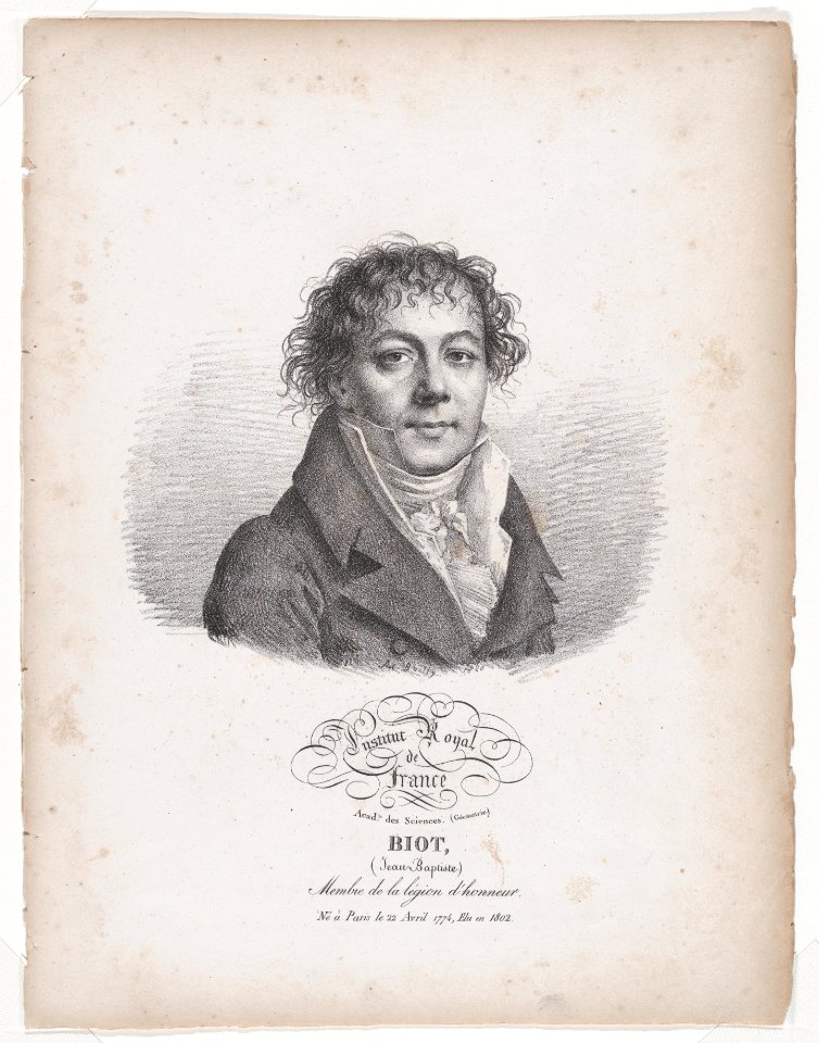 Portrait of Jean-Baptiste Biot MET DP874365