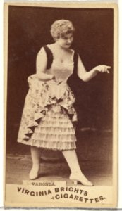 Varonia, from the Actors and Actresses series (N45, Type 1) for Virginia Brights Cigarettes MET DP830083
