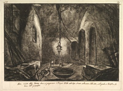 View of Pompeii (Altra veduta della Stanza dove si preparava il Bogno Caldo . . . ) MET DP828296