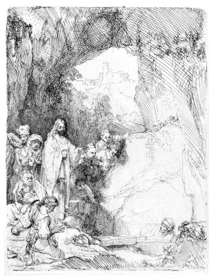 The Raising of Lazarus, small plate MET MM10463