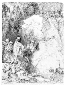 The Raising of Lazarus, small plate MET MM10463