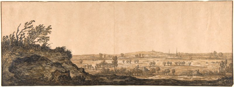 View of Calcar on the Lower Rhine near Cleves MET DP800951