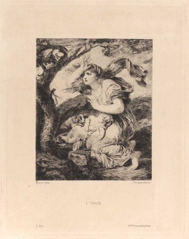 The Storm, after Greuze, from "L'Art" Met DP886835