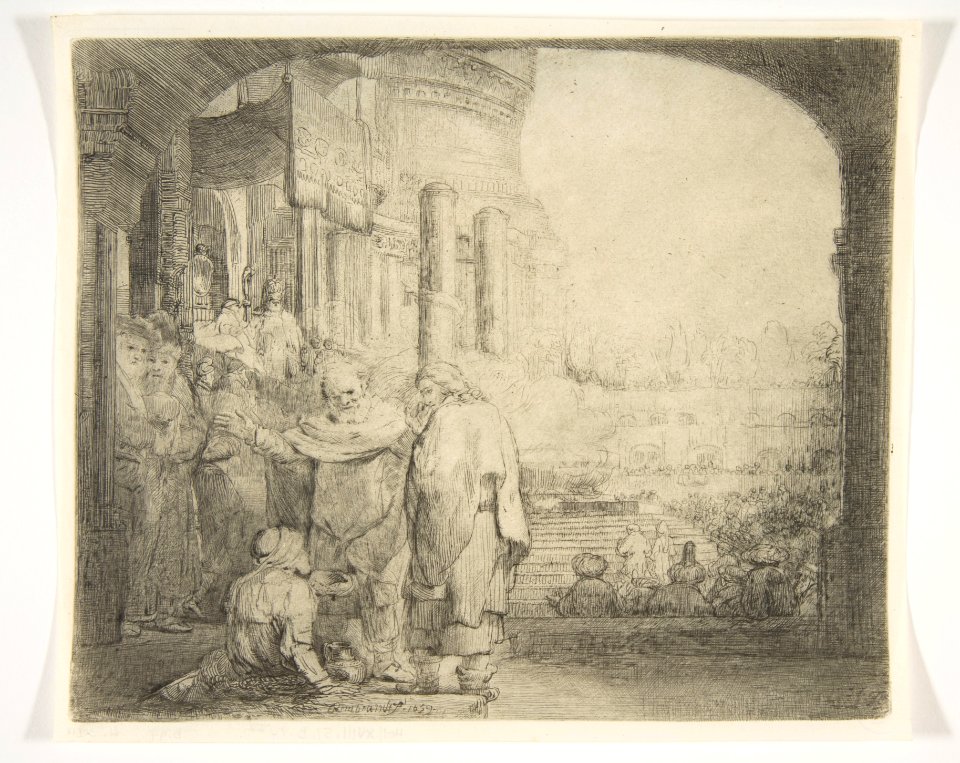 Peter and John Healing the Cripple at the Gate of the Temple MET DP814972