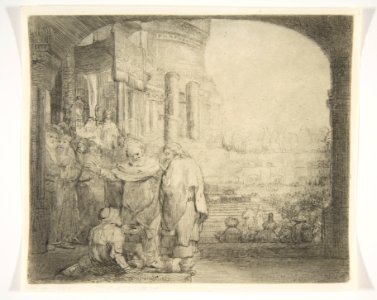 Peter and John Healing the Cripple at the Gate of the Temple MET DP814972