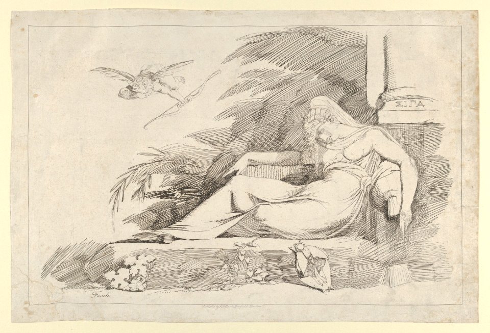 Sleeping Woman with a Cupid (Hush) MET DP854865