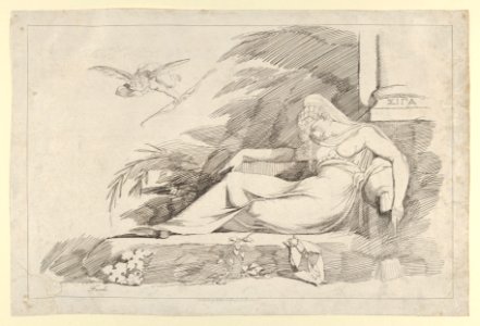 Sleeping Woman with a Cupid (Hush) MET DP854865