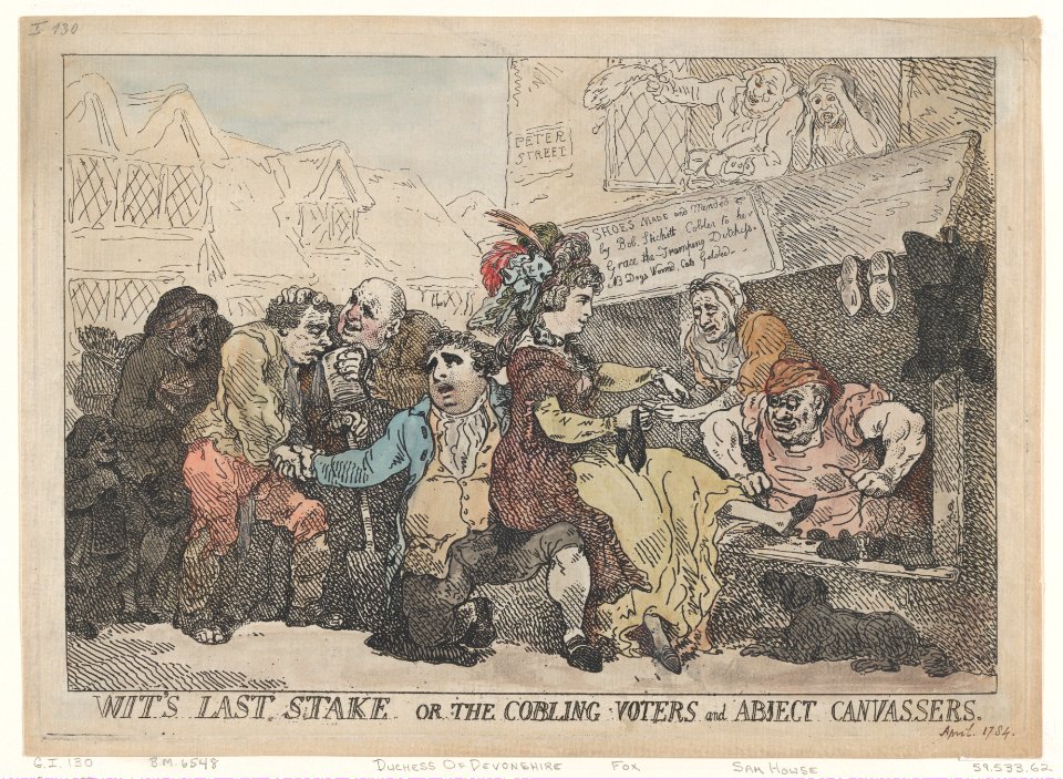 Wit's Last Stake, or the Cobbling Voters and Abject Canvassers MET DP871763
