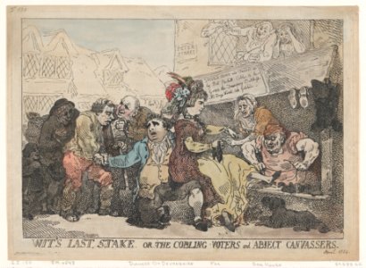 Wit's Last Stake, or the Cobbling Voters and Abject Canvassers MET DP871763