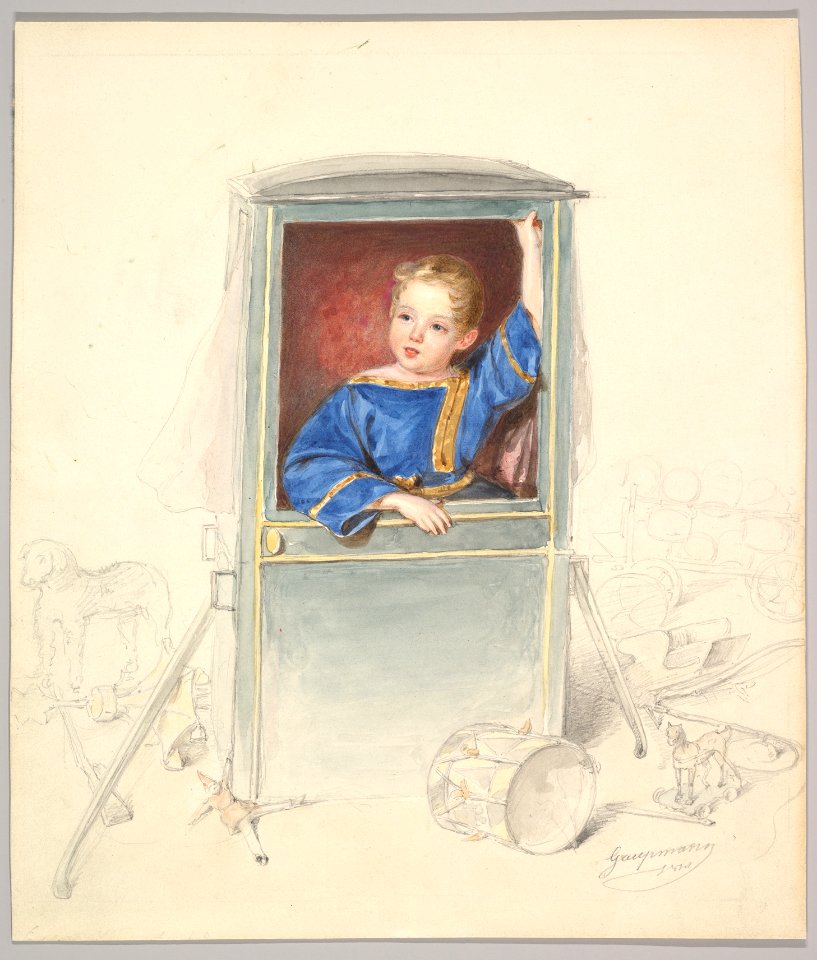 Prince Paul Clemens von Metternich as a Child, Surrounded by Toys MET DP828047