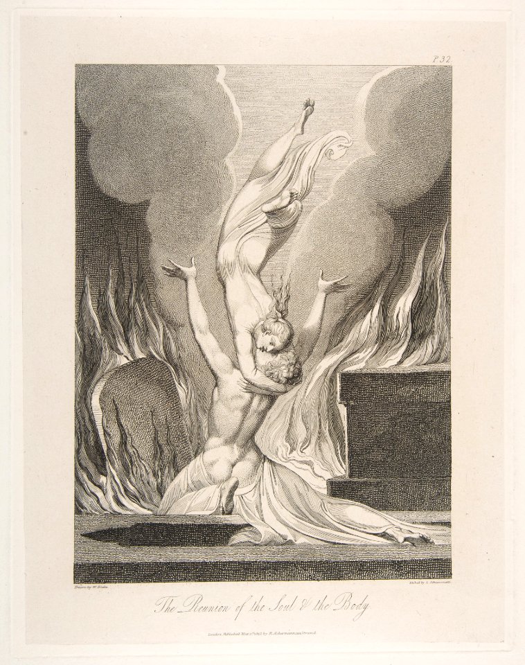 The Reunion of the Soul & the Body, from The Grave, a Poem by Robert Blair MET DP816838