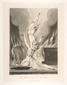 The Reunion of the Soul & the Body, from The Grave, a Poem by Robert Blair MET DP816838