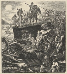 The Sun and the Moon Stand Still (Dalziels' Bible Gallery) MET DP835822