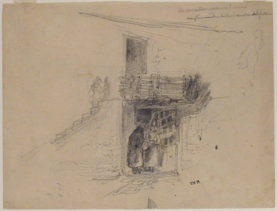 Two Women Talking in a Doorway MET 2000.419
