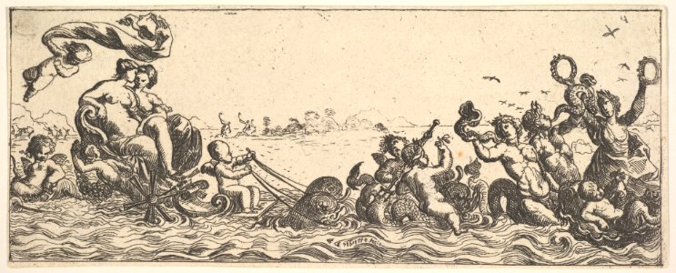 Two Women Sitting in a Shell MET DP824173