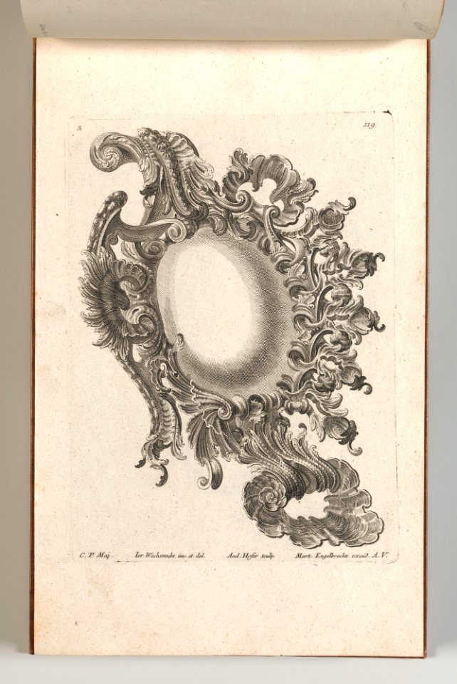 Page from Album of Ornament Prints from the Fund of Martin Engelbrecht MET DP703577