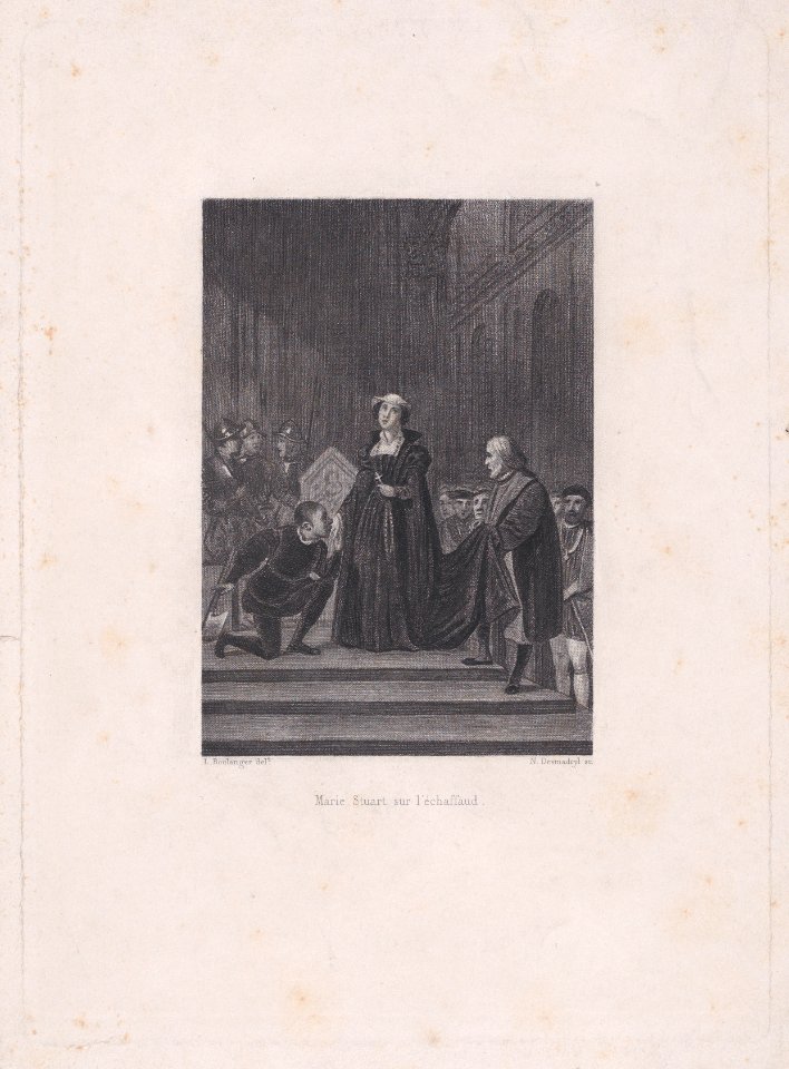 Mary, Queen of Scots on the scaffold Met DP890119