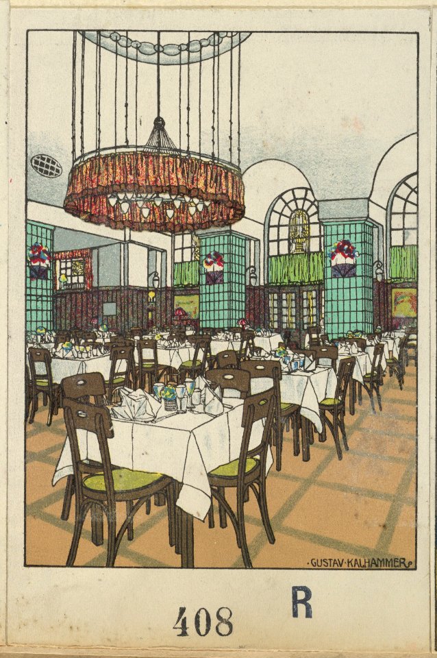 National Railway Station Restaurant, Vienna X, Josef Pohl (Restaurant Staatsbahnhof, Wien X, Josef Pohl) MET DP845370
