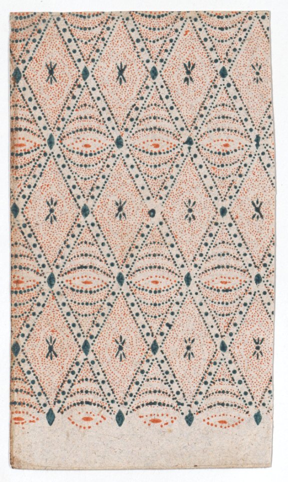 Sheet with overall diamond and dot pattern Met DP886628