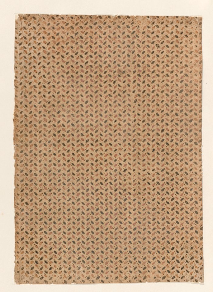Sheet with overall pattern of dots and ovals Met DP886698