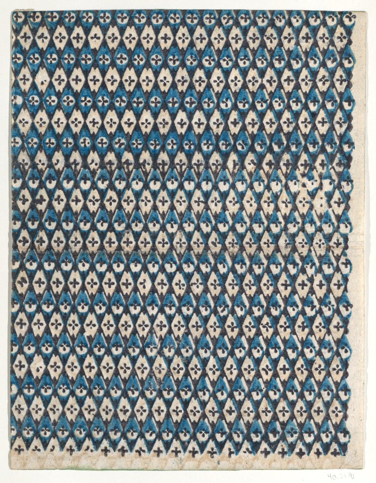 Sheet with overall diamond pattern Met DP886371