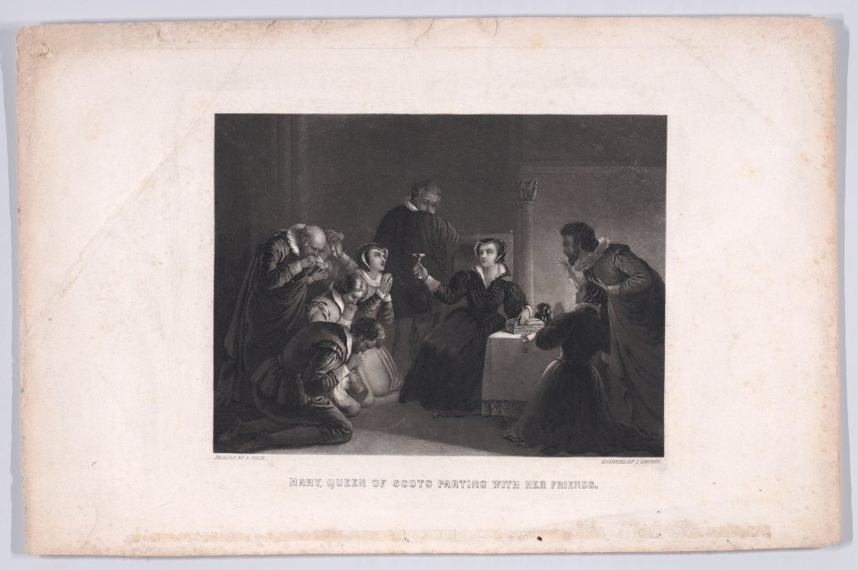 Mary, Queen of Scots parting with her friends Met DP890135