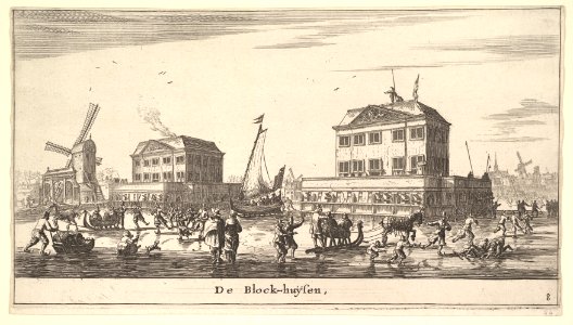 Winter Scene at the Blockhouse in Amsterdam MET DP825111