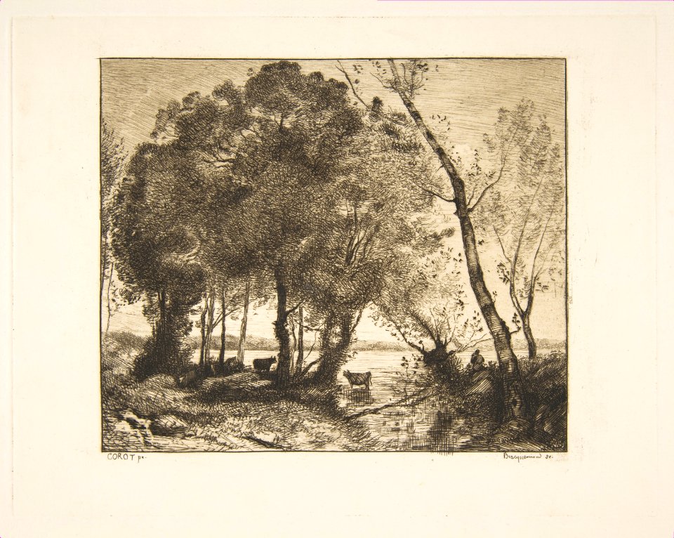 The Lake, after Corot MET DP814144