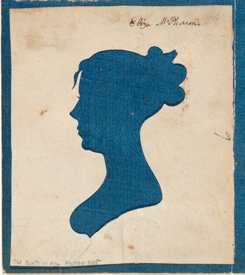 Silhouette of Eliza McPherson Met DP887326