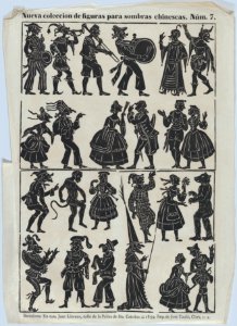 Sheet 7 of figures for Chinese shadow puppets MET DP875746
