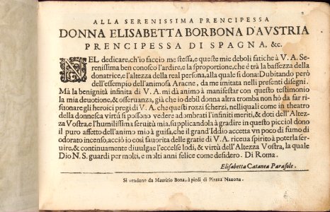 Teatro delle Nobili et Virtuose Donne..., page 2 (recto) MET DP358054