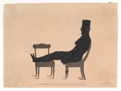 Silhouette of a Celebrated Commander on the Retir'd List Met DP887318