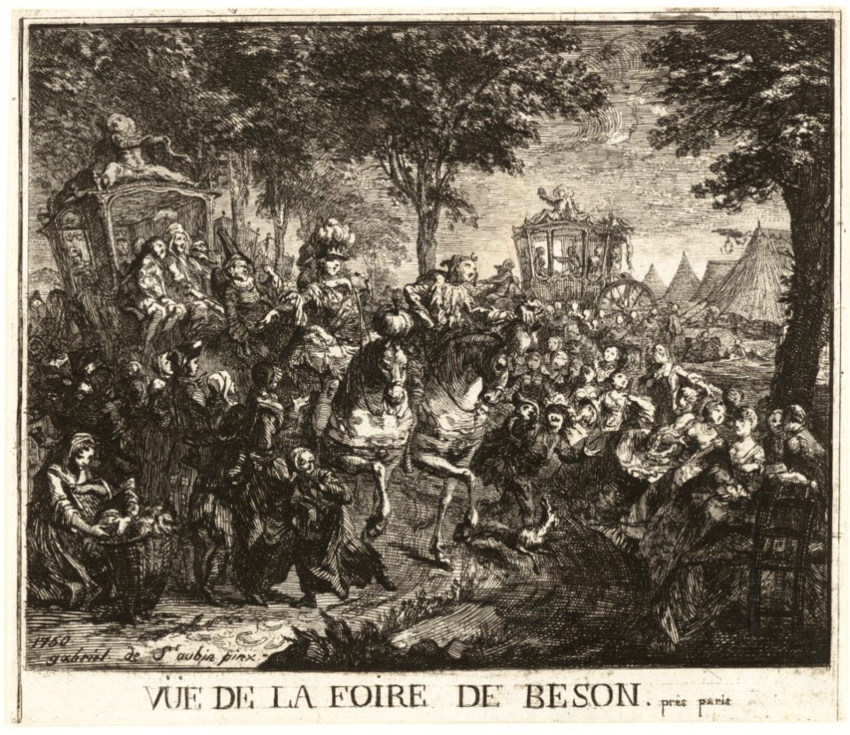 Vue de la Foire de Bezons MET DP148562