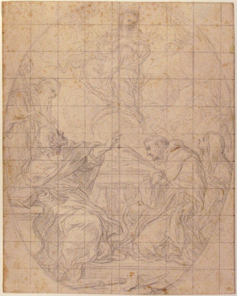 The Virgin Immaculate Appearing to Four Saints MET 62.129.4
