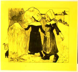 The Joys of Brittany, from the Volpini Suite- Dessins lithographiques MET DR324