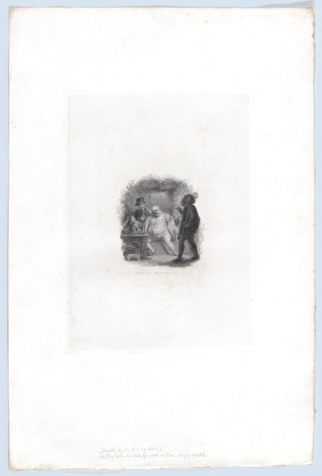Sir Toby Belch and Sir Andrew Aguecheek (Shakespeare, Twelfth Night, Act 2, Scene 3) MET DP870205