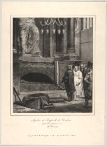 The Tomb of Raphael, Opened September 14, 1833, Pantheon, Rome MET DP830328