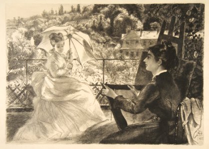 The Terrace at the Villa Brancas MET DP814365