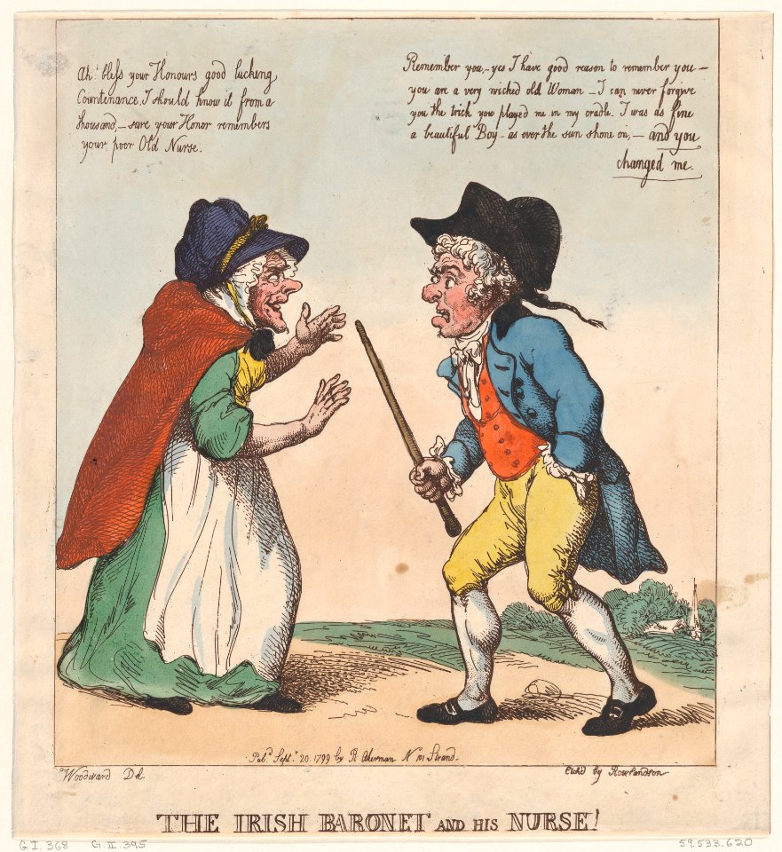 The Irish Baronet and his Nurse MET DP872736