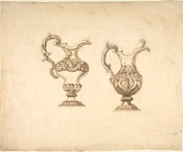Two Vases MET DP803139. Free illustration for personal and commercial use.
