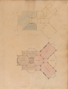 Two Plans for an Unidentified House MET DP167411