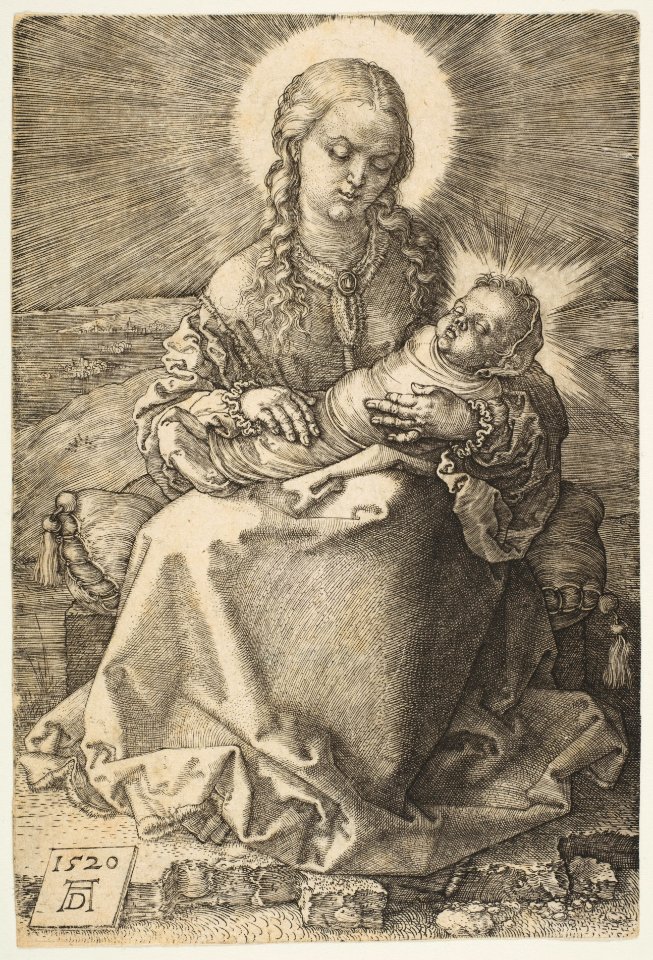 The Virgin with the Swaddled Child MET DP815917