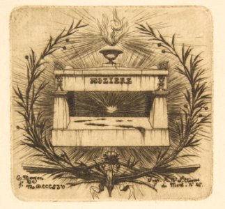Molière's Tomb, Père-Lachaise Cemetery, Paris MET DP813150