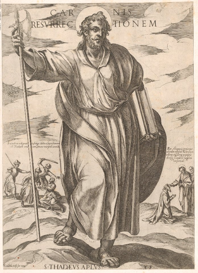 St. Judas Thaddeus from 'Christ, Mary, and the Apostles' MET DP857459